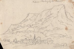 Mellom Chamberg og Mt. Meliant av John Robert Cozens
