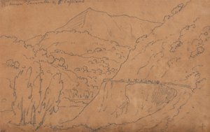 Mellom Tavernelle og San Casciano av John Robert Cozens