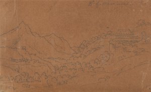 Bramaner fra Mauriennes av John Robert Cozens