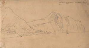 Genovas kyst mot Lerici av John Robert Cozens