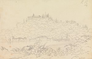 Klosteret Monte Olivetto nær Firenze av John Robert Cozens