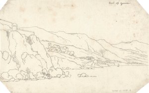Øst for Genova av John Robert Cozens