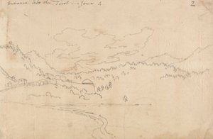 Inngang til Tirol, 4. juni av John Robert Cozens
