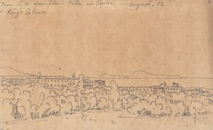 Fra Sir W. Hamiltons villa i Portici, 12. august av John Robert Cozens