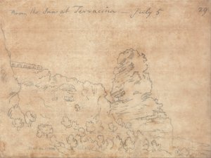 Fra vertshuset i Terracina av John Robert Cozens