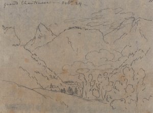 Grand Chartreuse, 24. oktober av John Robert Cozens