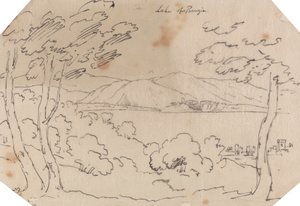 Perugiasjøen av John Robert Cozens