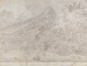 På kysten av Salerno av John Robert Cozens