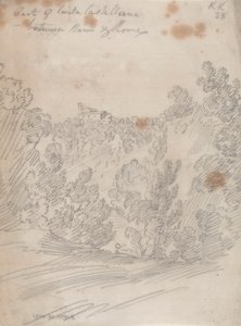 En del av Civita Castellana, mellom Narni og Roma av John Robert Cozens