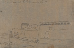 Sea Shore ved Portici, 7. september av John Robert Cozens