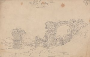 Augustus-broen nær Narni av John Robert Cozens