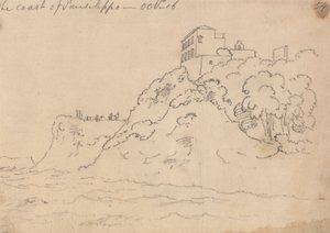 Kysten av Posillipo, 16. oktober av John Robert Cozens