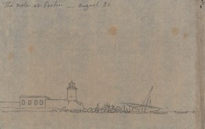 Muldvarpen på Portici, 31. august av John Robert Cozens