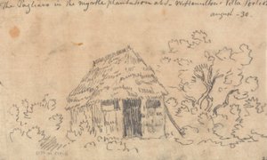Pagliaro i Myrtle Plantation i Sir William Hamilton's Villa, Portici av John Robert Cozens