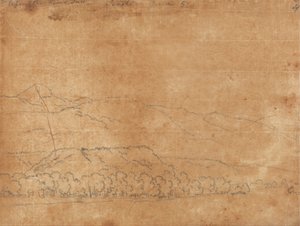 Upon the River Inn, Tirol, 5. juni av John Robert Cozens