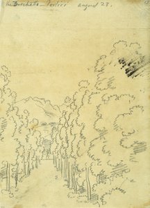 Woodland, fra et album med sporing av John Robert Cozens