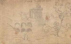 Ye Sybils tempel i Tivoli av John Robert Cozens