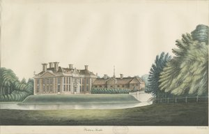 Hilton Hall: akvarellmaling, og [1800-tallet]