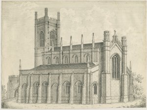 Rugeley kirke av John Robert Fernyhough
