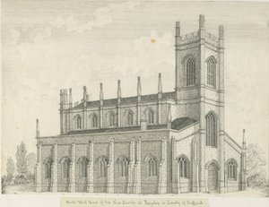 Rugeley kirke av John Robert Fernyhough