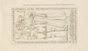 Standon Church - Tomb of Francis Rose: pennetegning, nd [1800-tallet] av John Robert Fernyhough
