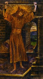 The Wine Press, ca. 1860 (akvarell, gouache og gullmaling på papir) av John Roddam Spencer Stanhope