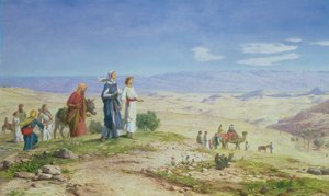 Utenfor Jerusalem, 1878 (olje på lerret om bord)
