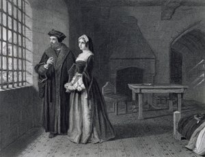 Sir Thomas More (1478-1535) gravert av Outrim av John Rogers Herbert
