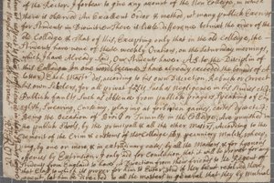 Et brev fra John Row, en student ved St. Andrews, til sin onkel, 1691 av John Row