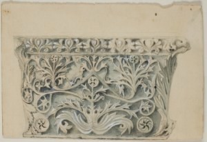 Bysantinsk kolonnehovedstad av John Ruskin