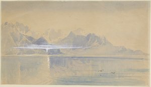 Tidlig morgen i Montreux av John Ruskin