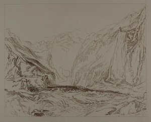 Sandfjellsscene av John Ruskin