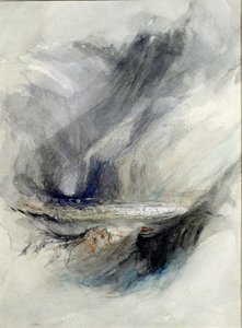 The Gates of the Hills, versjon av JMW Turners 'St. Gothard', frontispice for Vol 4 av 'Modern Painters' (se også 69718) av John Ruskin