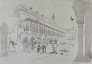 Palazzo della Ragione og Piazza delle Erbe, Padua, mai 1841 av John Ruskin