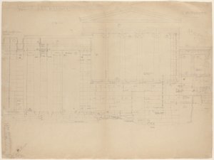 The Erectheum, West Elevation [venstre halvdel] av John Russell Pope