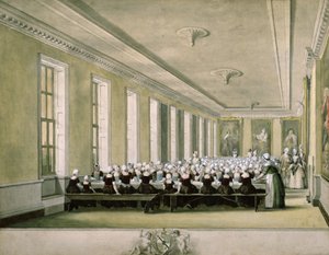 Jentenes spisestue på Foundling Hospital, 1773