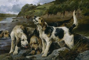 Otter Hunting, or On the Scent, 1881