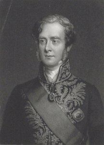 Portrett av George Villiers, 4. jarl av Clarendon 1800-1870.