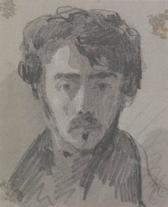 Selvportrett (?) av John Scarlett Davis