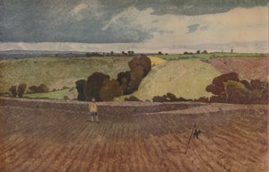 En pløyd mark, 1923