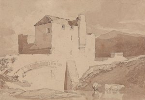 En gammel bygning av John Sell Cotman