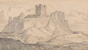 Bamborough Castle, Northumberland av John Sell Cotman