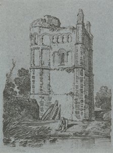 Brandsby Tower, Yorkshire av John Sell Cotman