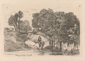Liber Studiorum: Plate 20, Felbrigg Heath, Norfolk av John Sell Cotman