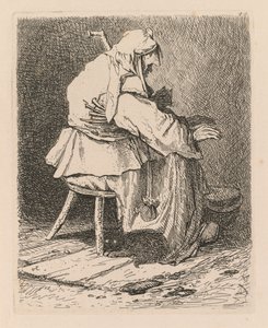 Liber Studiorum: Plate 44, Skisse etter Rembrandt, 1838. av John Sell Cotman