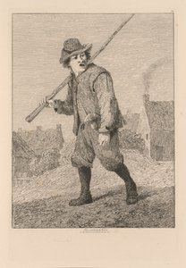 Liber Studiorum: Plate 46, Sketch after Teniers, 1838. av John Sell Cotman