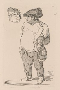 Studiebok: Plate 47, A Study, 1838 av John Sell Cotman