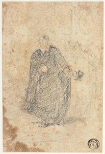 Skisse av skuespiller stående av John Sell Cotman