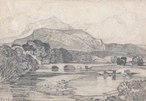 Tan-y-Bwlch, Nord-Wales av John Sell Cotman