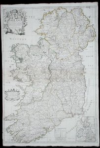 Kart over Irland av John Senex